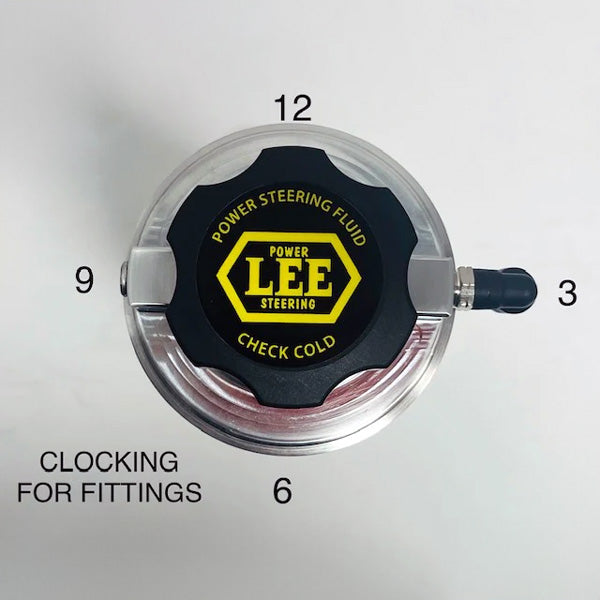 Custom Power Steering Reservoir Clocking For Fittings