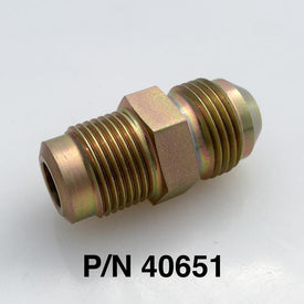 11/16" to -8 High Flow Power Steering Fitting With Seat For Saginaw GM Steering Gears