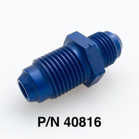 16mm to -6 Long Aluminum Power Steering Fitting With Seat For Saginaw GM Steering Gears