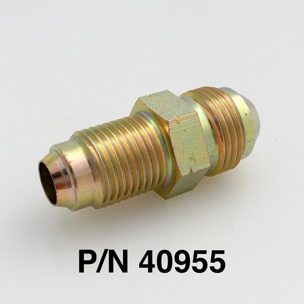 16mm to -8 Long Power Steering Fitting With Seat For Saginaw GM Steering Gears & Pumps