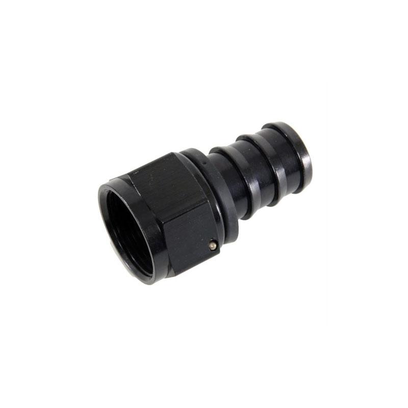 Vibrant Straight Aluminum Push Lock Hose End Fitting For -12 LP Hose