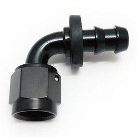 Vibrant 90 Degree Aluminum Push Lock Hose End Fitting For -6 LP Hose