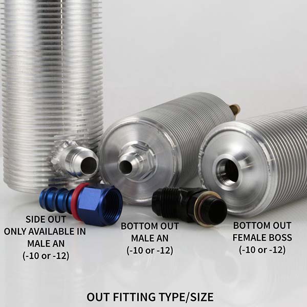 steering reservoir out fitting type