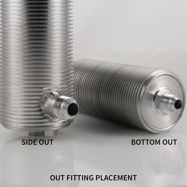 Power Steering Reservoir Out Fitting Placement