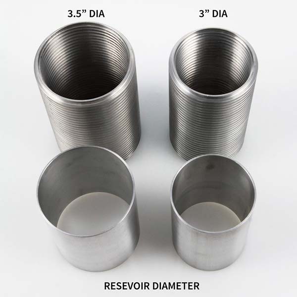 Diameter of Power Steering Reservoirs