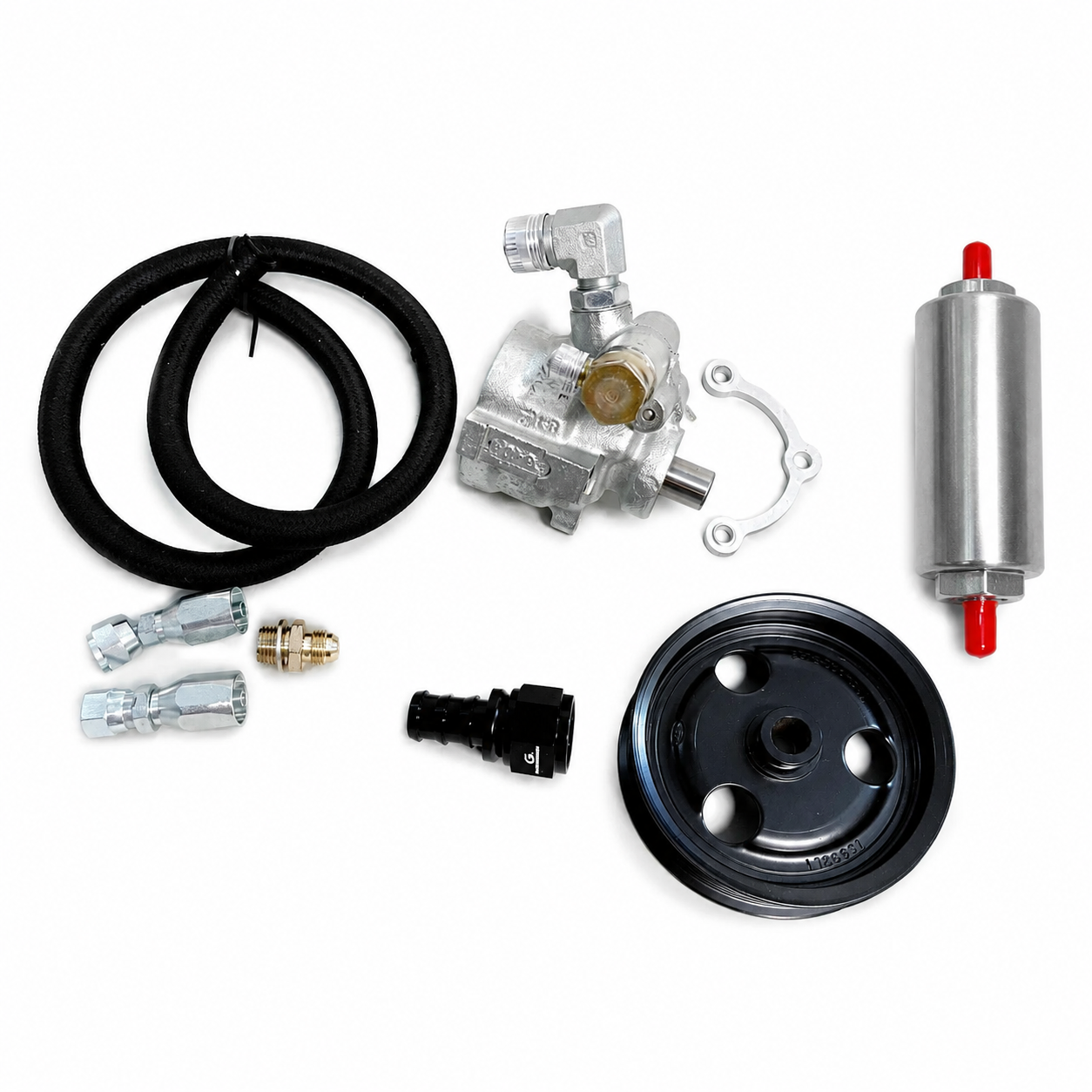 Saginaw Power Steering Pump Upgrade Kit For 2008-2010 Ford F250/350 6.4L