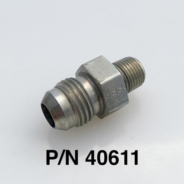 1/8" NPT Pipe Fitting to -6 Straight Power Steering Fitting